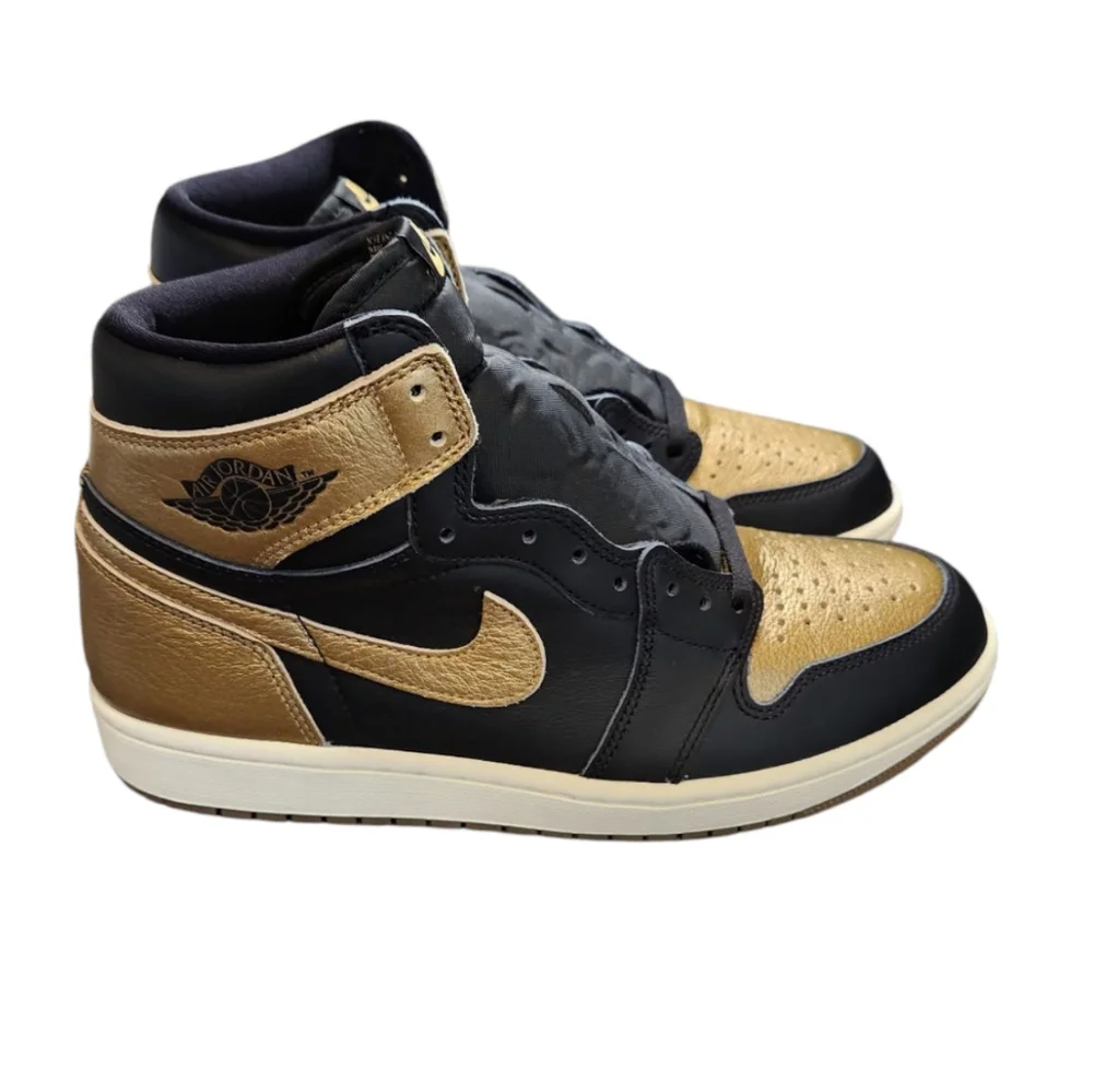 Mens Jordan‎ 1 High Metallic Gold